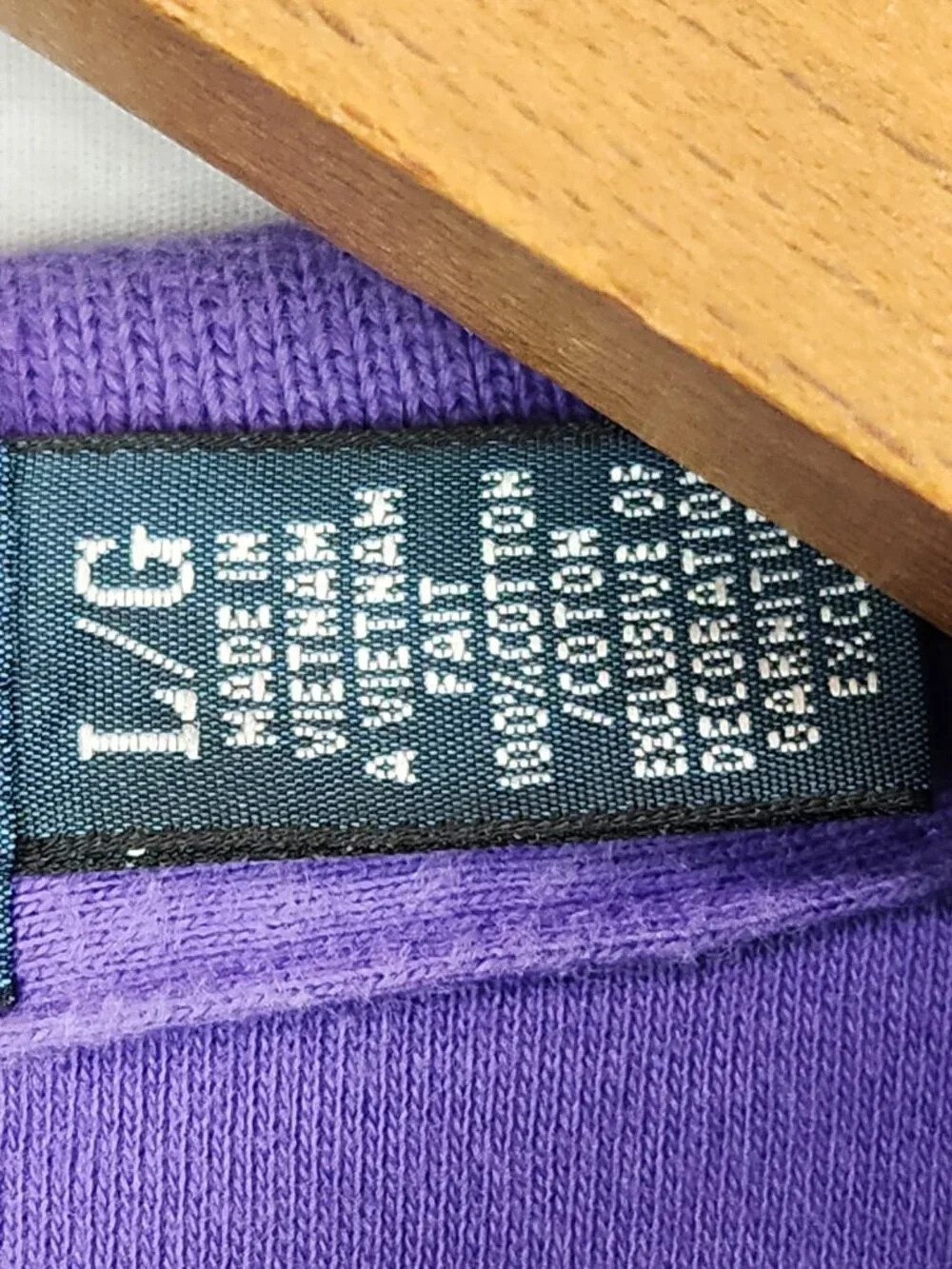 Polo Ralph Lauren Custom Fit Men's L Purple Short Sleeve Pony Logo Shirt Retro